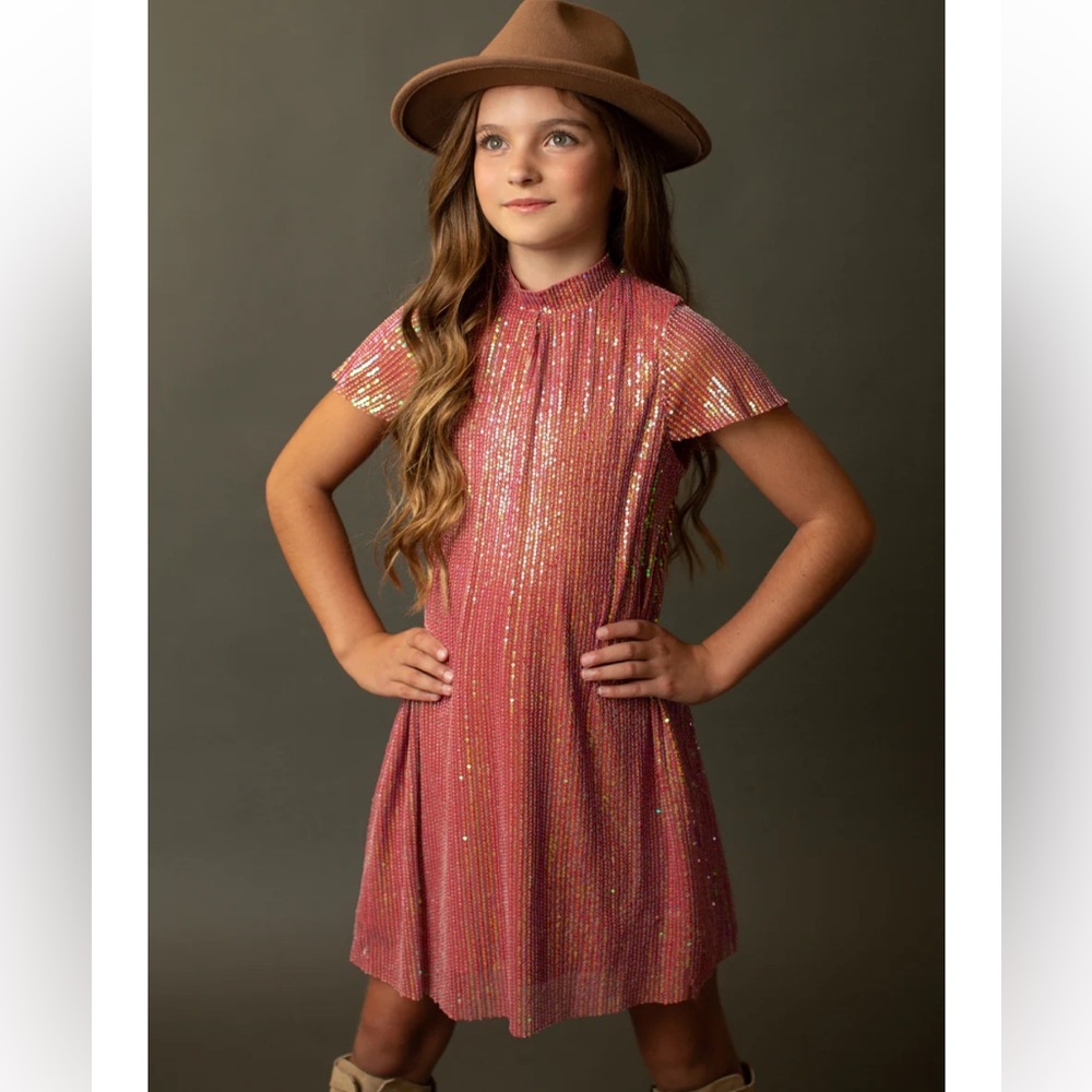 Chele dress in mesa Rosa from joyfolie